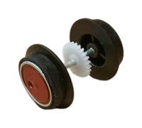 Chosertory Wheel for Electric Model Train, Electric Locomotive Wheel Set, Simulation Replacement Accessory, PP Maintenance Part, Drivel Wheel