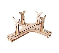 Chosertory Wooden Stand for Making And Painting, Stable, Lightweight, Professional Aircraft Display Tool for Aircraft Accessories, 40cmx39cmx12cm
