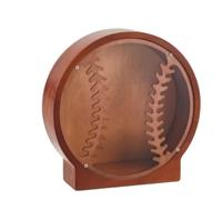 Chosertory Wooden with Acrylic Panel Child-Friendly with Transparent Front Decorative Clear Acrylic for Nursery, Baseball