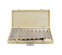 Chosertory Wooden Xylophone Percussion Instrument Acoustic Bell Set Diatonic Scale Resonant Educational Toy Collaborative Learning Suitable for Music Education School Classroom