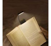 Choudao Tech Portable LED Reading Lights, Eye Caring 3 Color Temperatures and Dimming Brightness Book Lights, Lightweight USB Rechargeable Clip-On Lamp for Book Lovers Night Reading (Black)