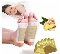 CHOUDHARY ACUPRESSURE Professional Organic Health Detox Foot Patch Toxin Remove Toxins Ginger Foot Detox Pads For Foot And Body Cleansing peds for Men and Momen (Pack of 5 box(50 patch))