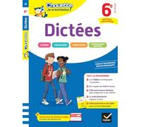 Chouette Je m'entraîne - Dictées 6e Nouveau programme: règles d'orthographe clés + 200 exercices et dictées: 48