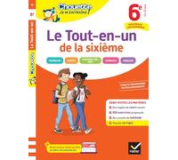 Chouette Je m'entraîne - Le Tout-en-un 6e Nouveau programme (toutes les matières): cahier de révision dans toutes les matières