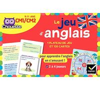 Chouette - Le jeu d'anglais CM1-CM2: Avec 1 plateau de jeu, 120 cartes, 4 pions et 1 dé