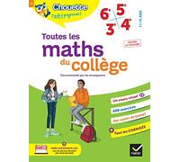 Chouette - Toutes les maths du collège 6e, 5e, 4e, 3e: cahier de révision et d'entraînement pour toutes les années collège: 70