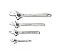 CHOUXUANGA Adjustable Wrench, 1pc General Chrome-Plated Industrial Grade High Carbon Steel for Automotive Repairs(200mm)
