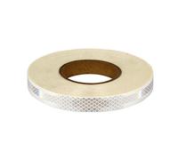 CHOUXUANGA Reflective Tape, High Viscosity, Waterproof, Hazard Caution Warning Safety Adhesive Tape Outdoor 0.8 Inch by 148 Feet(Wit)