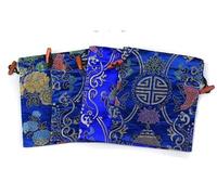 CHOUXUANGA Silk Gift Bags, Silk Brocade Drawstring Jewelry Pouches Multicolor Multiple Sizes Pack of 10,6.3 x 7.5 inch About