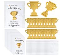 Chovbe 30 Sets Trophy Pins Employee Appreciation Gifts Bulk