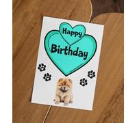 Chow Chow Birthday Card - Nice Cute Fun Pet Dog Puppy Owner Novelty Greeting Card