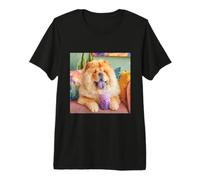 Chow Chow Dog Boba Milk Tea Taron Bubble Tea Art Premium T-Shirt