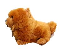Chow Chow Fabric Dog - 25cm Plush Toy Cuddly Soft Plush Doll Realistic Dog Cute and Realistic Animal Doll Cuddly Companion Stress Relief Playtime Col