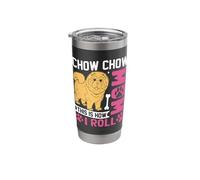 Chow Chow Mom This is How I Roll Stainless Steel Insulated Tumbler