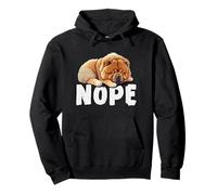 Chow Chow Nope Funny Lazy Pet Dog Cute Pullover Hoodie