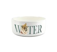 Chow Chow Pet Bowl - Painted Dog Portrait by Rhianon Chauncey - Large Ceramic Dog Water Bowl/Dish Gift for Dogs