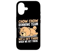 Chow Chow Running Team Well Get There When We Get There Case for iPhone 17