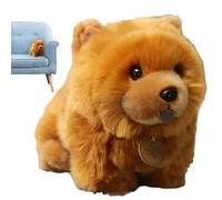 Chow Chow Stuffed Animal - Plush, 11.81x7.09in Cute Dog Doll Soft Feeling | Realistic Chows Chows Plush Toy, Puppy Stuffed Toys Figure For Family, Friends, Colleagues, Kids, Home Decor, C