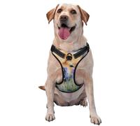 Chow-Chow Sweet Fluffy Brown Dogs Purple Wild,Pet Harness,Adjustable Reflective Dog Harness,Pet Leash Vest,M