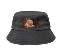 Chow Chow White Fluffy Dogs Pets Dogs Christmas, Bucket Hat Adult Fisherman's Hat Runner Cap Fisherman Hats Sun Hat