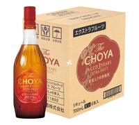Choya Aged 3 Years Extra Fruit Umeshu Plum Wine 15% ABV 700ml, Pack of 6