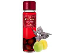 CHOYA Extra Shiso Umeshu Japanese Plum Liqueur - 700ml Single Bottle, 17% ABV - Premium Umeshu Infused with Red Shisho Leaves - Ruby Red Japanese Fruit Liqueur for Cocktails or Neat