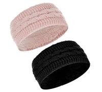 choyaxo 2 Pack Winter Fleece Headband Ear Warmer Ear Covers for Cold Weather