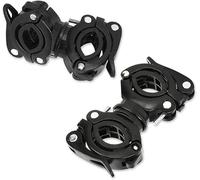 CHOYTONG Universal Walker Cane Holder for Wheelchair, Rollator Crutches Stick Accessories for Elderly Disabled, 1.2" MAX ID, 2 PCS