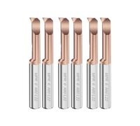 CHPGKGVNVT 3Pcs MPR Boring Cutter for Boring Coated Carbide Mini Internal Lathe Turing Tool Copying Small Hole tungsten steel alloy Milling Inserts(MPR 6 R0.2 L15)