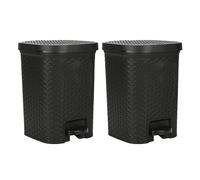 CHPL | Pedal Bin | Featuring a Textured Knit Design | Hands-Free Pedal Dustbin | Designed to Perfect for Your Home, Office, Meeting Rooms, or Reception Areas |