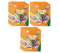 CHPL Set of 15 - A4 Scrap Books - 50 Sheets Large Plain Paper Notebooks for Sketching, Drawing, Art, Craft, DIY Projects and Journaling - Durable Binding, Multi-Purpose 210mm x 297mm Pads