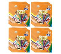 CHPL Set of 20 - A4 Scrap Books - 50 Sheets Large Plain Paper Notebooks for Sketching, Drawing, Art, Craft, DIY Projects and Journaling - Durable Binding, Multi-Purpose 210mm x 297mm Pads