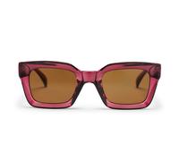 CHPO Anna Recycled Sunglasses - Burgundy/Brown