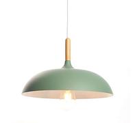 Chrasy Modern Industrial Pendant Light Kitchen Island Ceiling Light, Green Color Lamp Shade Lighting Fixture, for Dining Room, Living Room, Bedroom, Bar Restaurant Coffee Shop