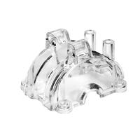 CHRCOED Transparent Differential Gear Covers,clear Plastic Gearbox,differential Case,front and Rear Diff Cover for Tamiya 1/10 RC Car TT02