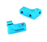 CHRCOED TT02 Aluminum Servo Mount, Metal Fixed Bracket for Tamiya 1/10 RC Car TT02 XV01 TB03 54090 2Pcs