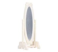 Chrees 1:12 Dollhouse Standing Mirror, Decorative Miniature Floor Mirror for Dollhouse Accessories, Simulated and Lifelike Mini, Ideal for