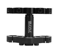 Chrees 1/4 Electric Motorcycle Triple Tree Clamp Set - Durable Aluminum Alloy with Front for LOSI Promoto MX Users (Black)