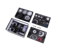Chrees 1/4 Scale Turboshaft Engine Model Kit 470+PCS Metal Mechanical Helicopter Engine Assembly Kit with 2 x 800mAh Battery for Adults Aviation Enthusiasts