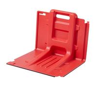 Chrees 10PCS L Shaped Flood Barrier, Reusable ABS Plastic Emergency Flood Prevention Baffle, Fully Adjustable, Suitable for Basements, Garages, Warehouses, or Any Low Lying Area