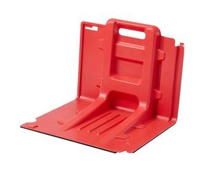 Chrees 10PCS L Shaped Flood Barrier, Reusable ABS Plastic Emergency Flood Prevention Baffle, Fully Adjustable, Suitable for Basements, Garages, Warehouses, or Any Low Lying Area