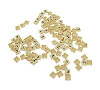 Chrees 110PCS Arabic Letter Chess Pieces Plastic Crossword Tiles Board Game Tiles Durable PS Material with Clear Letters for Kids Parent Child Games