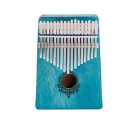 Chrees 17-Key Kalimba Wooden Musical Instrument Portable (Blue)