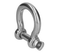 Chrees 304 Stainless Steel Screw Pin Shackle, Bow Shape Design (10pcsM6) | resistant material, Large load capacity, Versatile applications