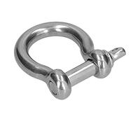 Chrees 304 Stainless Steel Screw Pin Shackle, Bow Shape Design (10pcsM8) | resistant material, Large load capacity, Versatile applications
