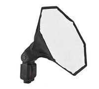 Chrees 30cm Universal Mini Portable Softbox Diffuser, Made of Quality Cloth with Reflective Interior and Non Slip Stripe, for Flash Speedlight to Soften Light and Reduce Shadow