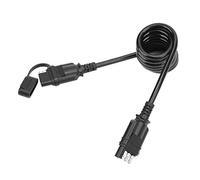 Chrees 4 Way Flat Trailer Connector, Flexible Coiled Cable | Durable construction, Plug and play design, Abrasion resistant, Suitable for trailers, Sealing rubber cover