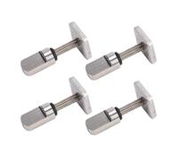 Chrees 4PCS Fin Screws, Stainless Steel Replacement Surfing Accessories with Bold Thread Anti Slip Design, for Surfboard Paddle Board Longboard