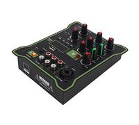 Chrees 5 Channel Audio Mixer, Mini Bluetooth Line Mixer with USB Digital Effects for Mobile Phones Tablets Computers