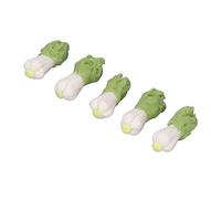Chrees 5pcs 1:12 Dollhouse Chinese Cabbage Model Cute Lifelike Miniature Vegetable Decoration Accessories